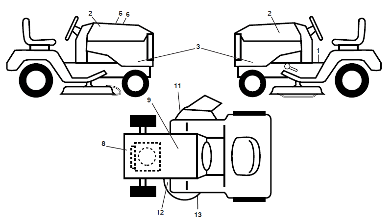 Husqvarna YTH2348 Engine Parts List-1