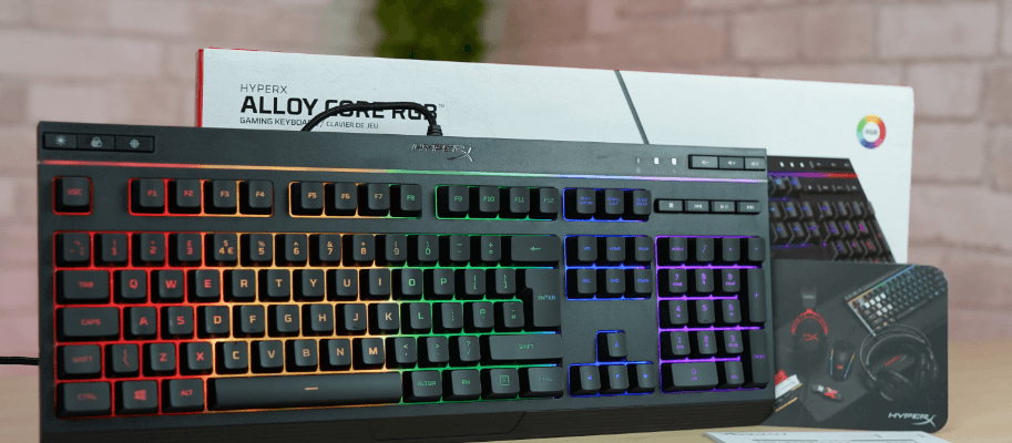HyperX Alloy Core RGB Membrane Gaming Keyboard-featured