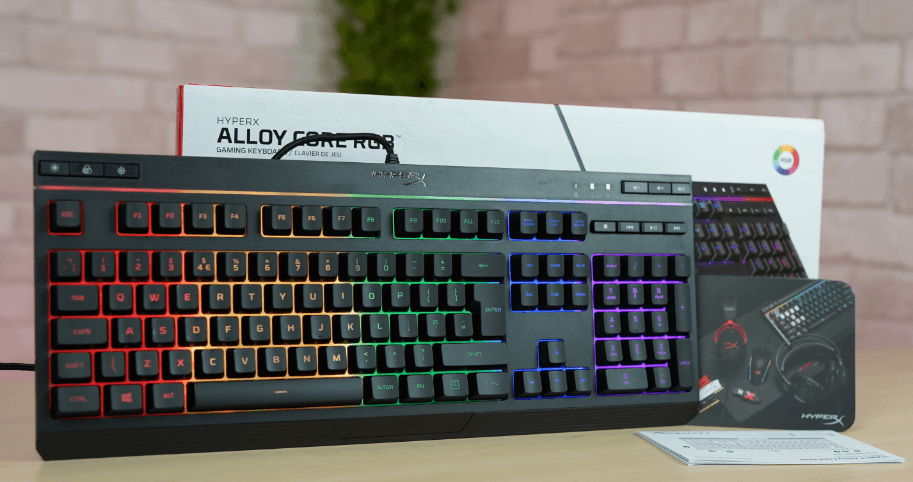 HyperX Alloy Core RGB Membrane Gaming Keyboard-featured
