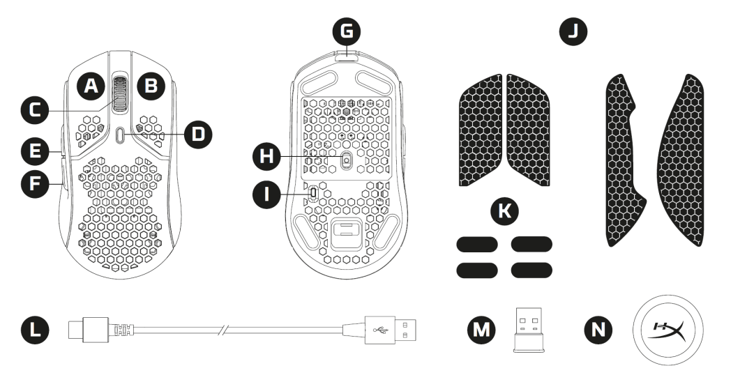 HyperX Pulsefire Haste Wireless Gaming Mouse-1
