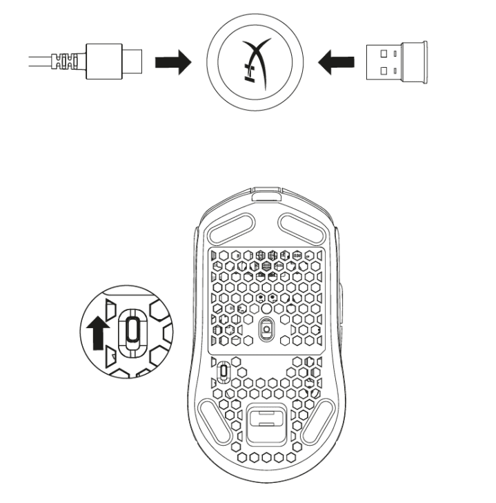 HyperX Pulsefire Haste Wireless Gaming Mouse-2