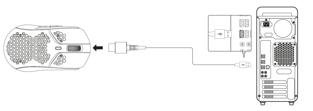 HyperX Pulsefire Haste Wireless Gaming Mouse-3