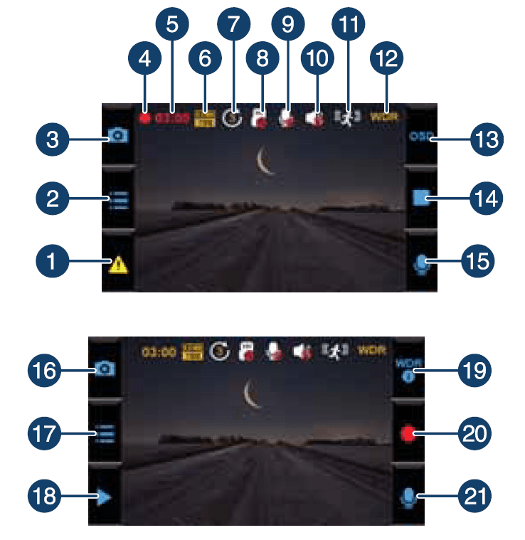Insignia NS-CT1DC8 Full HD Dash Cam 3
