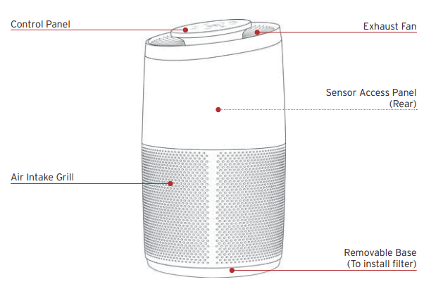 Instant AP200 HEPA Quiet Air Purifier-1