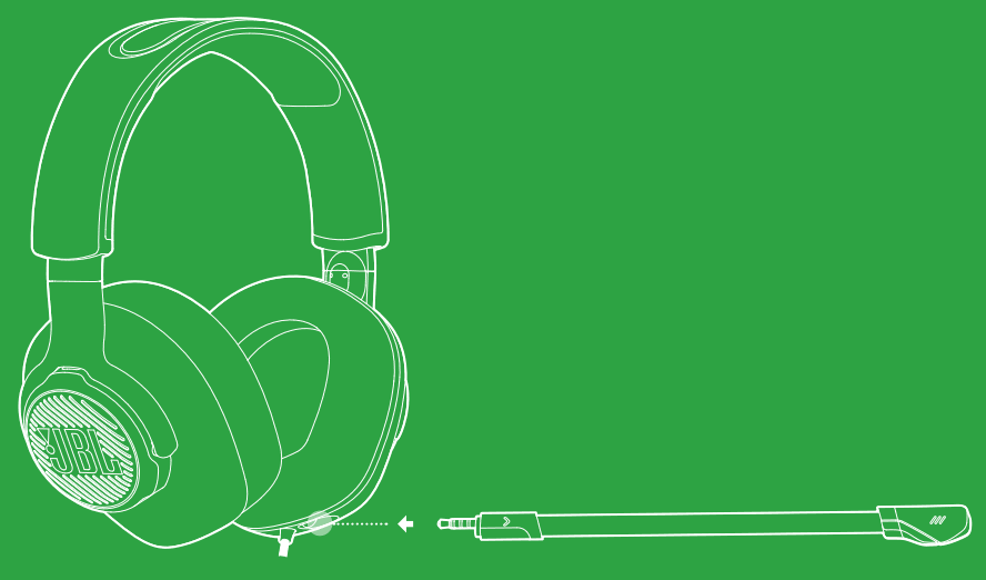 JBL Quantum 100X Console Over-Ear Gaming Headset User Guide JBL Quantum 100X Console Over-Ear Gaming Headset-5