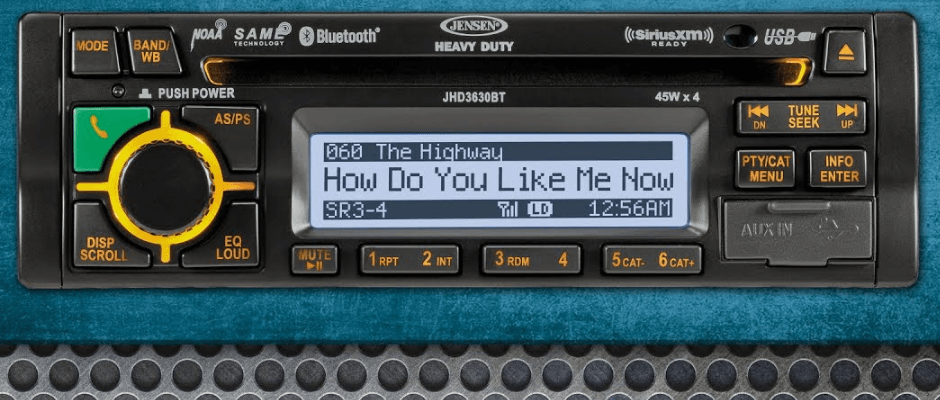 Jensen Heavy Duty JHD40BT Audio System User Manual Jensen Heavy Duty JHD40BT Audio System-featured