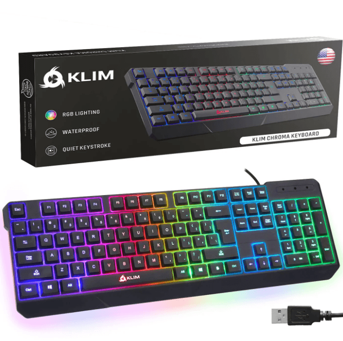 KLIM Chroma Wireless RGB Gaming Keyboard-product