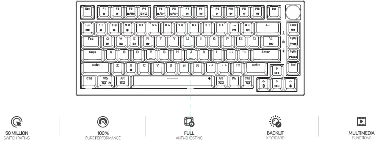 KOORUI MK082 Wireless RGB Gaming Keyboard User Manual KOORUI MK082 Wireless RGB Gaming Keyboard-6