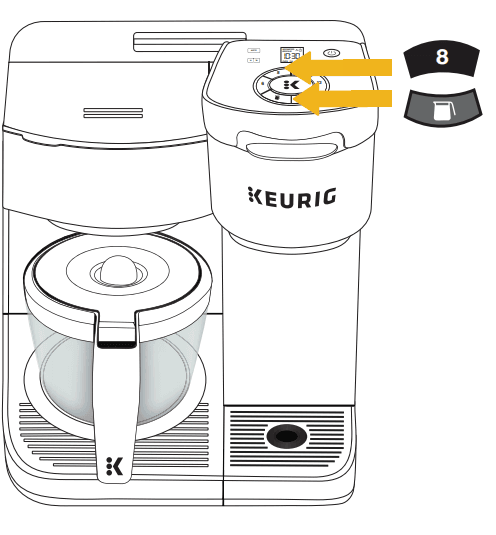 Keurig K-Duo Single Serve K-Cup Coffee Maker 6