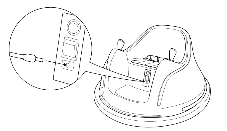 Kidzone 060 ROT 06 Ride On Bumper Car 3