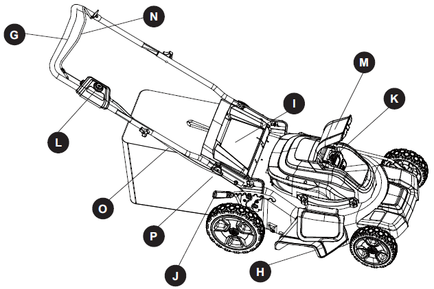 Kobalt KM2180B Cordless Lawn Mower-3