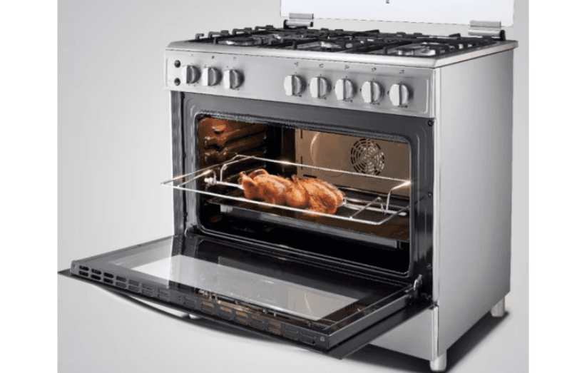 LG LF761S Gas Cooker with Glass Lid and Large Oven User Manual