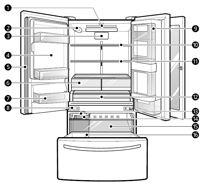 LG LFXS28596 Door-in-Door Refrigerator-2