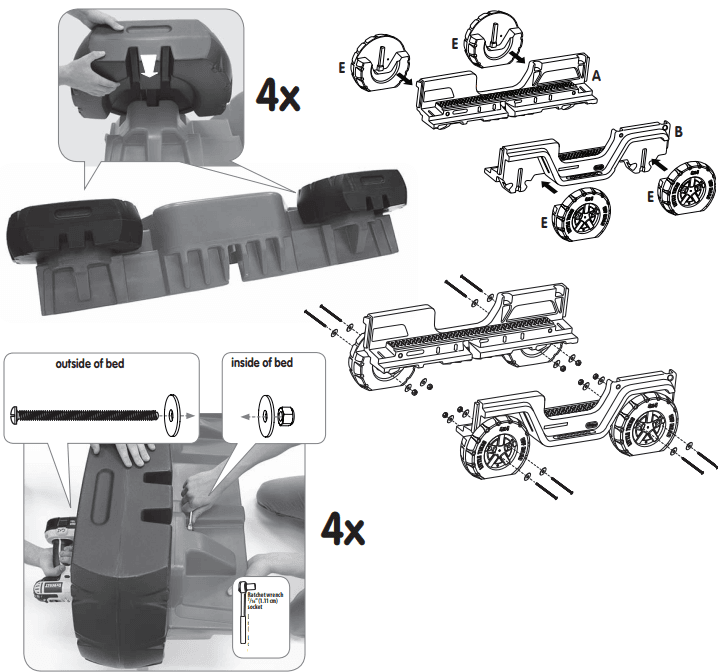 Little Tikes 635632M Jeep Wrangler 4