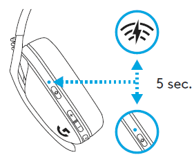 Logitech G435 LIGHTSPEED Wireless Bluetooth Gaming Headset User Manual Logitech G435 LIGHTSPEED Wireless Bluetooth Gaming Headset User Manual-9