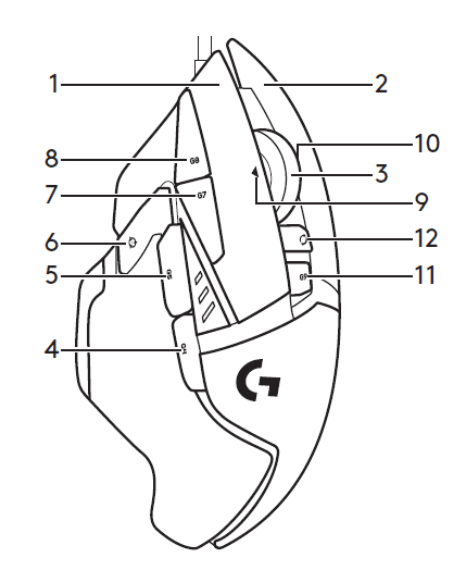 Logitech G502 HERO Wired Gaming Mouse-7