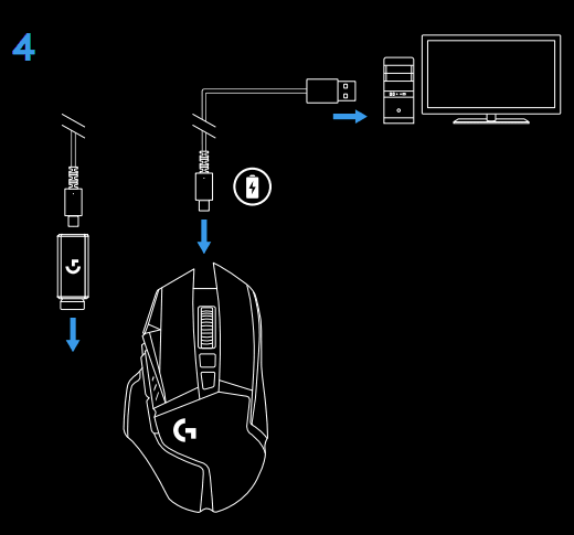 Logitech G502 Lightspeed Wireless Gaming Mouse User Manual Logitech G502 Lightspeed Wireless Gaming Mouse User Manual-6