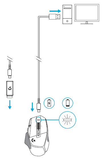 Logitech G502 X Plus Lightspeed Wireless Optical Mouse User Manual Logitech G502 X Plus Lightspeed Wireless Optical Mouse User Manual-8