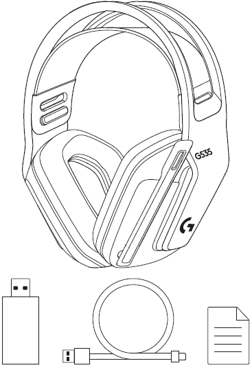 Logitech G535 Wireless Gaming Headset-1
