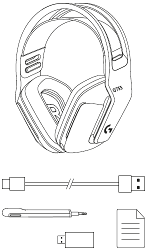 Logitech G733 Lightspeed Wireless Gaming Headset-box