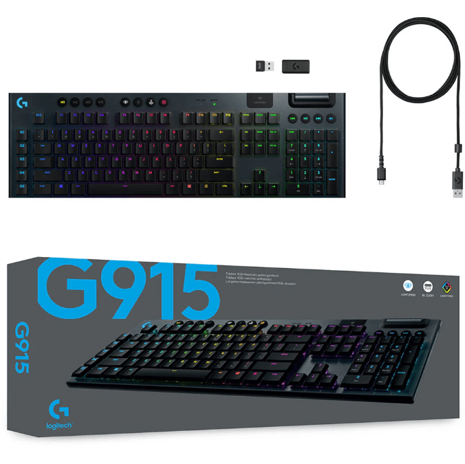 Logitech G915 RGB Mechanical Gaming Keyboard-product