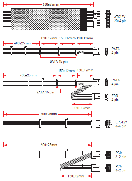 MSI MAG A650BN Gaming Power Supply User Guide MSI MAG A650BN Gaming Power Supply-3