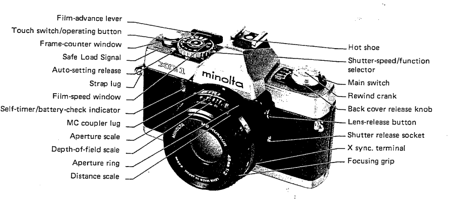 Minolta XG-1 Film Camera 1
