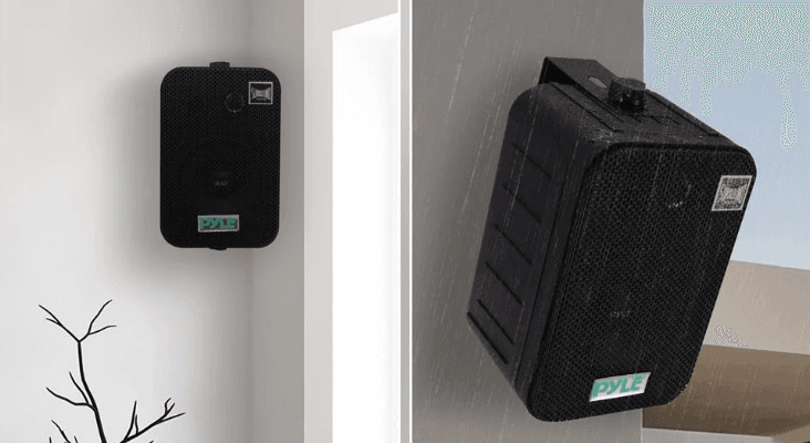 Pyle PDWR50B Dual Waterproof Outdoor Speaker-featured