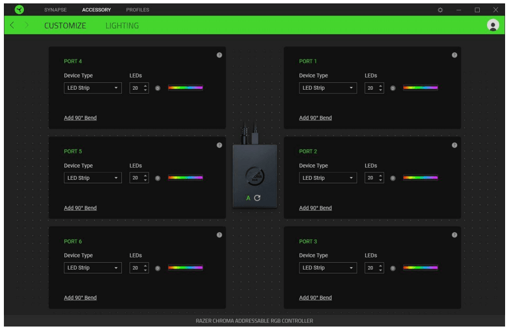 RAZER Chroma Addressable RGB Controller User Guide RAZER Chroma Addressable RGB Controller 13