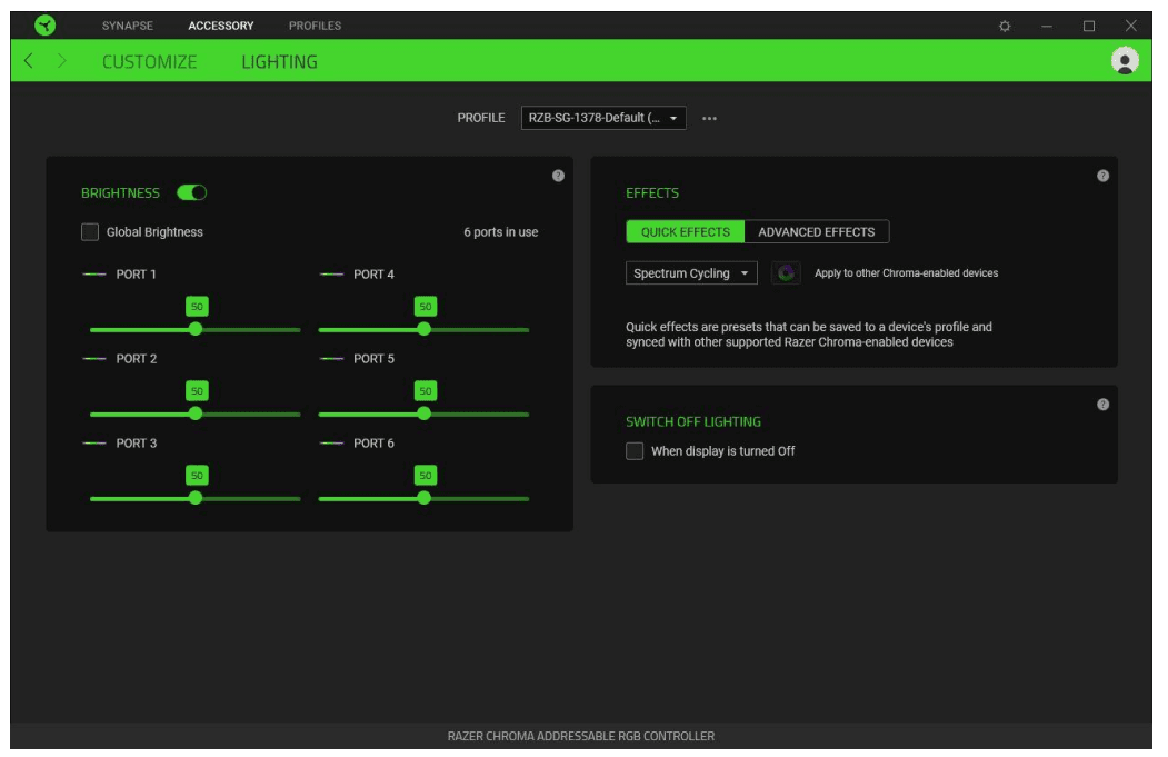 RAZER Chroma Addressable RGB Controller User Guide RAZER Chroma Addressable RGB Controller 15
