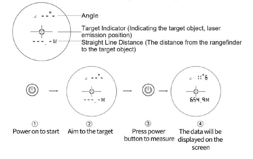 REVASRI 1000 yards Hunting Laser Rangefinder User Guide REVASRI 1000 yards Hunting Laser Rangefinder-4