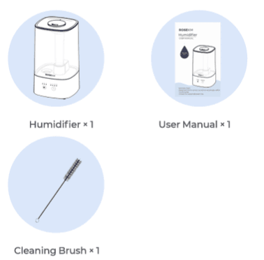 ROSEKM KC-KM13T Filterless Cool Mist Ultrasonic Humidifier 1