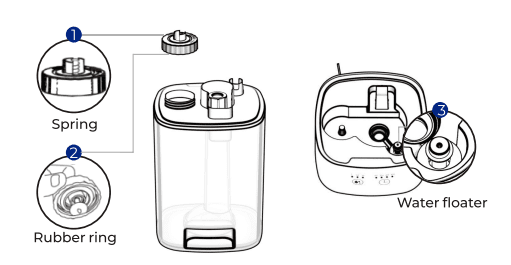 ROSEKM KC-KM13T Filterless Cool Mist Ultrasonic Humidifier 14