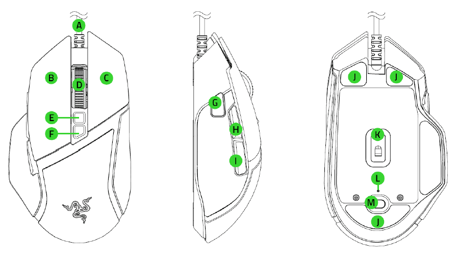 Razer Basilisk V3 Customizable Ergonomic Gaming Mouse-1
