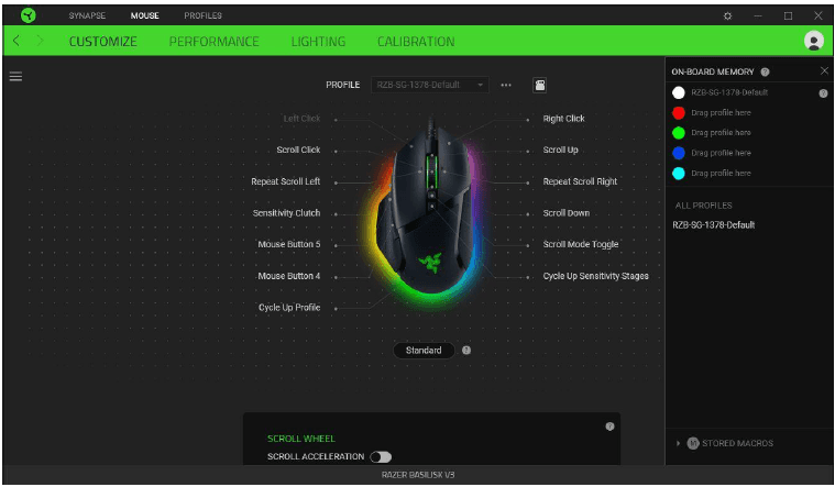 Razer Basilisk V3 Customizable Ergonomic Gaming Mouse-10