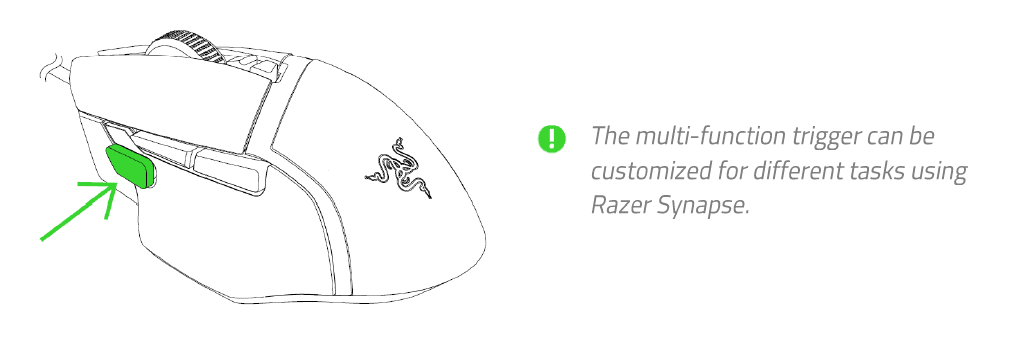 Razer Basilisk V3 Customizable Ergonomic Gaming Mouse-4