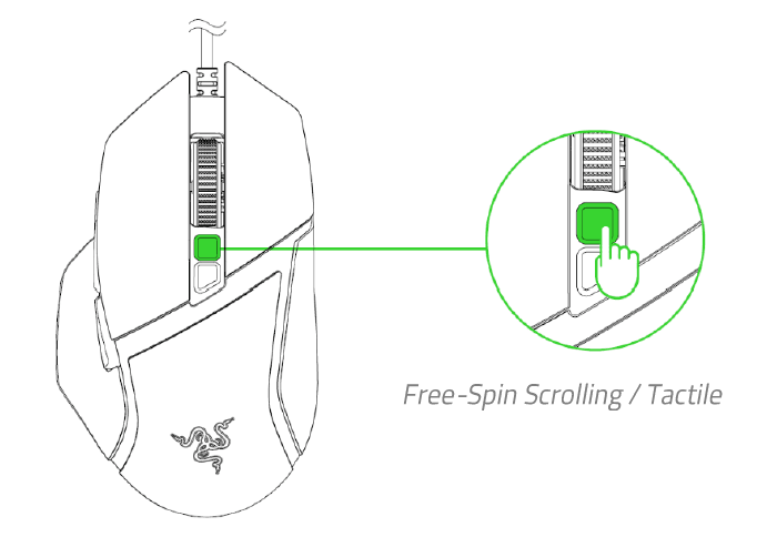 Razer Basilisk V3 Customizable Ergonomic Gaming Mouse-5