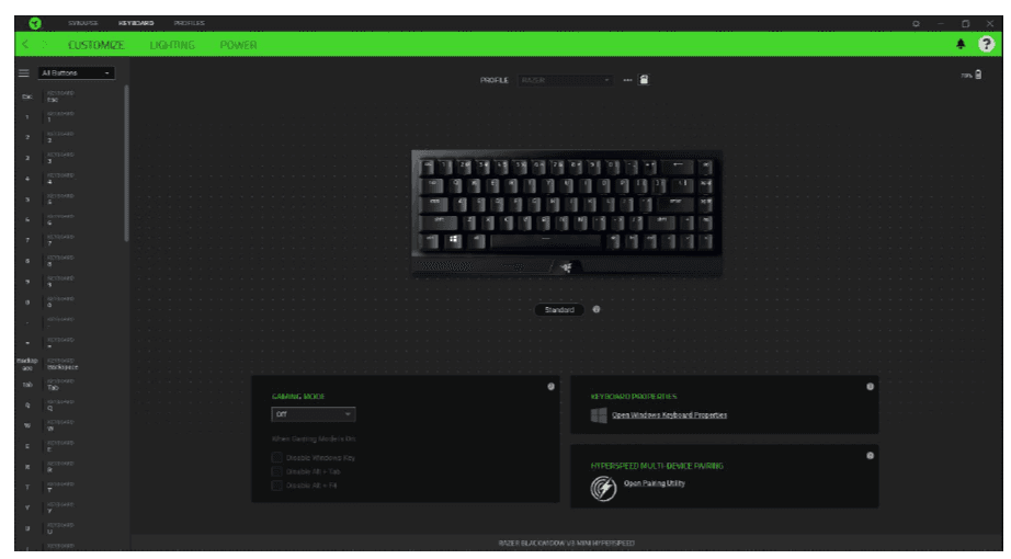 Razer BlackWidow V3 Mechanical Gaming Keyboard 22
