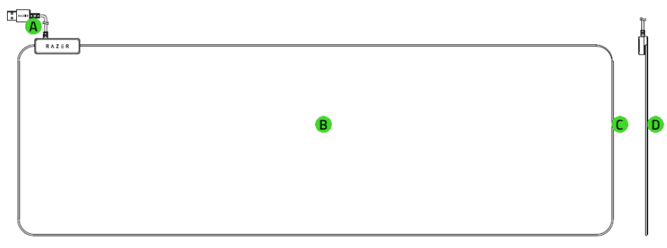 Razer Goliathus Extended Chroma Gaming Mousepad User Guide Razer Goliathus Extended Chroma Gaming Mousepad-2