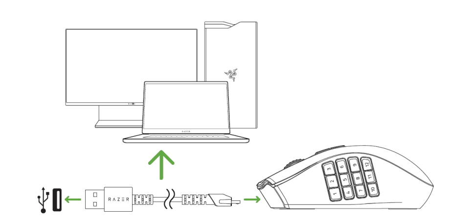 Razer Naga Pro Wireless Gaming Mouse User Guide Razer Naga Pro Wireless Gaming Mouse 7