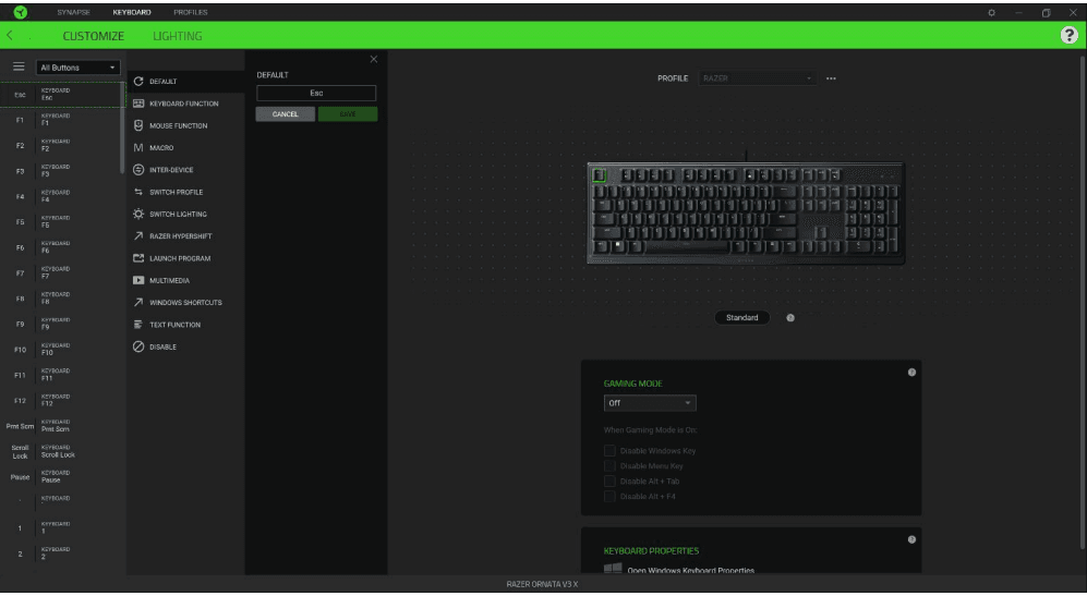 Razer Ornata V3 X Gaming Keyboard-25