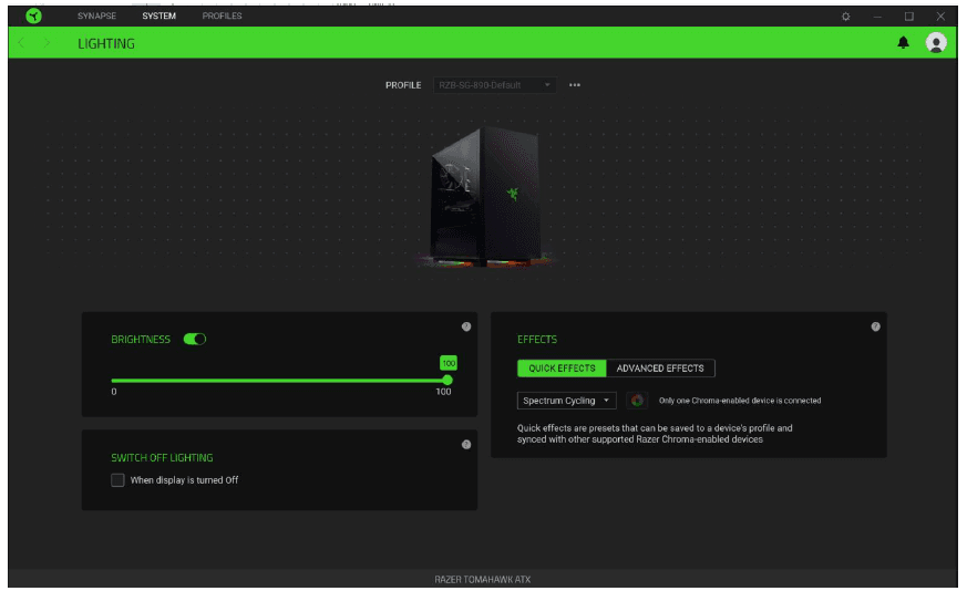 Razer Tomahawk ATX Mid-Tower Gaming Case User Guide Razer Tomahawk ATX Mid-Tower Gaming Case 9