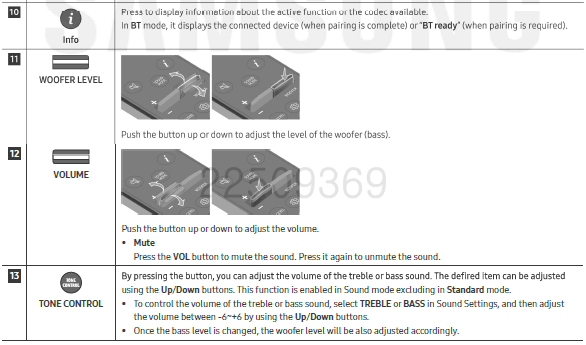 SAMSUNG HW-Q60C Bluetooth Soundbar User Manual-9