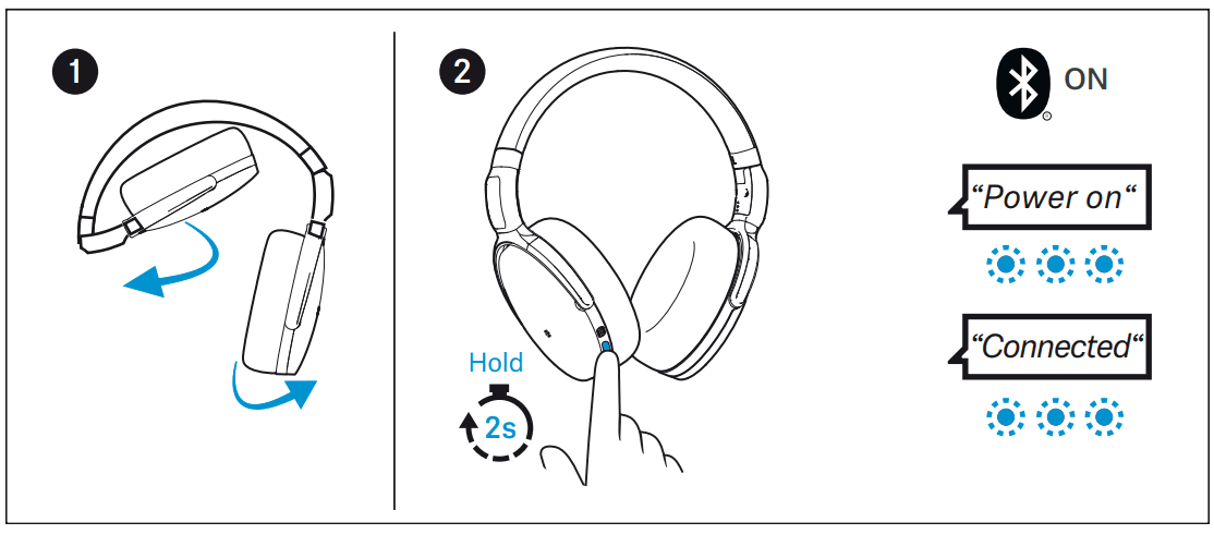 SENNHEISER HD 350BT Around-Ear Wireless Headphones 12