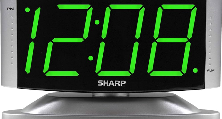 SHARP SPC033 Digital Clock with Alarm-featured