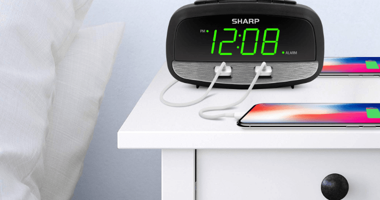 SHARP SPC538 Digital Clock with Alarm-featured