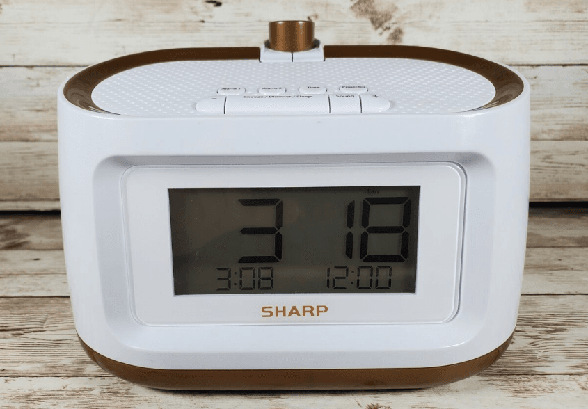 SHARP SPC585 Digital Alarm Clock User Manual