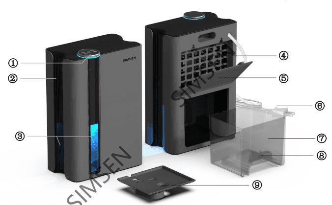 SIMSEN CT15 Dehumidifier-1