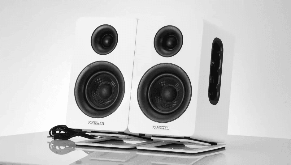 Sanyun SW208 Active Bluetooth Bookshelf Speakers-featured
