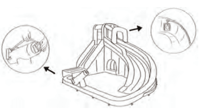 SereneLife SLIB930 Inflatable Jumping Castle 13